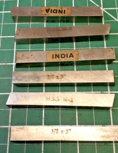 6 New HSS Cutting Bit Blank Square 3/8"x 3/8" x 3" M2 HIGH SPEED STEEL - Picture 1 of 2