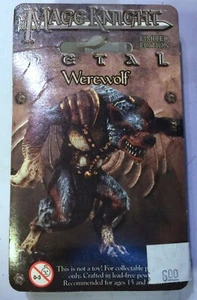 Hombre lobo WOC Wizkids edición limitada fuera de imprenta nuevo en caja - Imagen 1 de 2