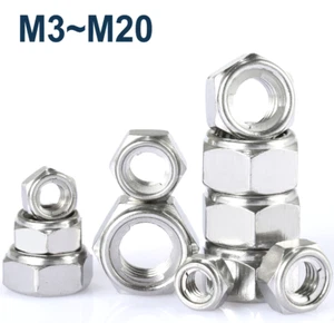 M3 M4 ~M20 Spring-Stop Locknuts Metric 304 Stainless Steel Spring-Stop Locknuts - Picture 1 of 9