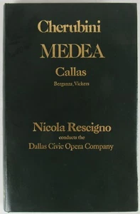 Medea 3 Cassette Set Maria Callas Luigi Cherubini Opera Nicola Rescigno - Picture 1 of 2