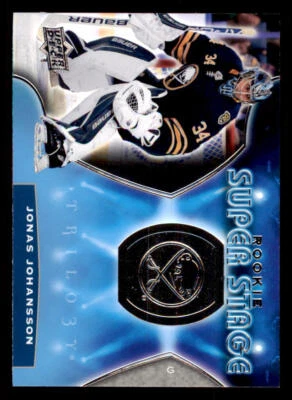 2020-21 Upper Deck Trilogy Rookie Super Stage #RSS11 Jonas Johansson - Image 1 of 2