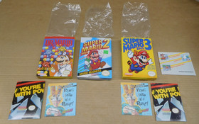 NES Nintendo Authentic Box Lot Super Mario Bros. 2 & 3 Dr Mario Manual Duck Hunt