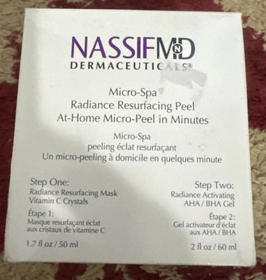Nassif Micros-Spa Radiance Resurfacing Micro-Spa @home Micro Peel Kit New Sealed - Image 1 of 4