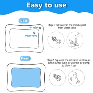Tummy Time Water Mat Inflatable Baby Water Play mat for 3 6 9 Months Newborn ... - Picture 1 of 12
