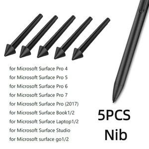 5Pcs Pen Tips Stylus Pen Nib 2H 2H 2H 2H 2H For Microsoft Surface Pro 7/6/5/4 - Picture 1 of 6