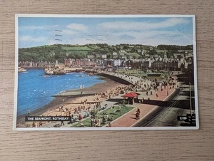 The Seafront, Rothesay - Postcard - Sent in 1956 - Published by A D Henderson - Picture 1 of 2