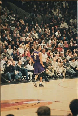 Raro, Kobe Bryant usa Jordan VII, Lakers 2003, foto original tipo 1, 4x6 Foto 1 de 2