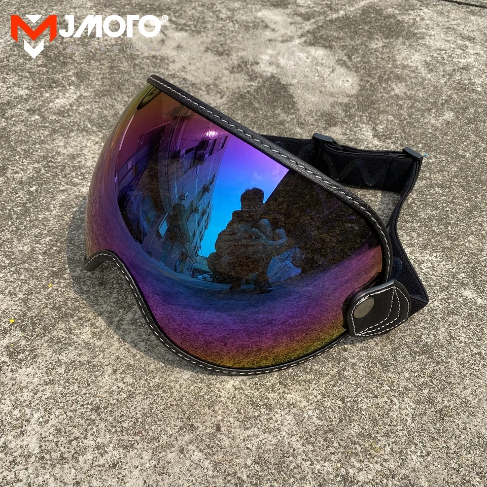 For Bell Moto 3 Motorcycle Helmet Bubble Shield Visor Lens for Shoei Ex-Zero Hel