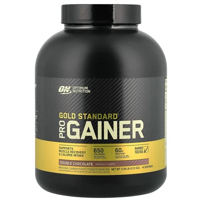 Gold Standard® Pro Gainer, chocolate duplo, 5,09 lb (2,31 kg) - Imagem 1 de 2