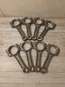 SCAT 25700P I-Beam Connecting Rods - 5.700" Length For Chevy Small Block - Foto 1 di 5