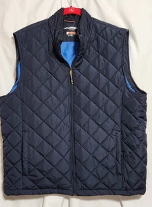 Hawke & Co Men's Navy Quilted Performance Vest  Size XLarge - Picture 1 of 8