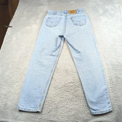 Jeans Levis de Colección Años 90 Niñas Plus 16 1/2 Azul 950 Calce Suelto Cónico Naranja Pestaña Luz  Foto 1 de 4