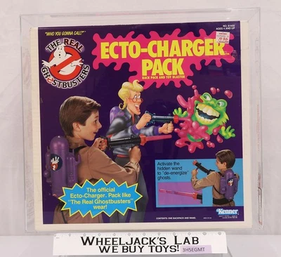 Ecto-Charger Pack AFA GRADED 80+ Ghostbusters 1989 Kenner NEW SEALED - Image 1 of 4