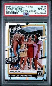 2024 PANINI CAITLIN CLARK COLLECTION HIGHLIGHTS #H14 POINTED STARS /299 - Picture 1 of 2
