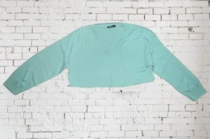 Boohoo sweater cropped top shirt size small - Picture 1 of 2
