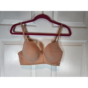 36C Peach Pink Nautica Pushup Underwire Padded Bra Style 6034-28 - Picture 1 of 11