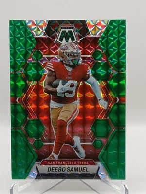2023 Panini Mosaic #215 Deebo Samuel Green Prizm 49ers - Image 1 of 2