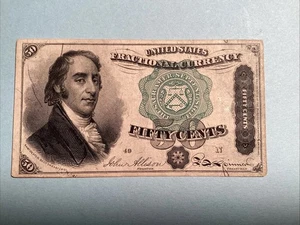 Civil War 4th Issue 50 Cent #1379  Fractional Currency Better Grade Uncirculated - Picture 1 of 8