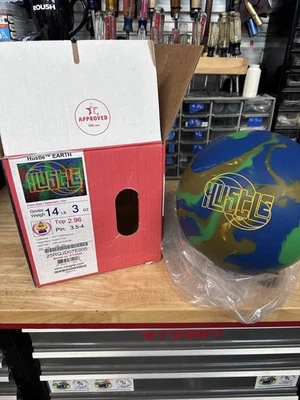 NEW - NIB 14lb Rotogrip Bowling Ball " HUSTLE EARTH " UNDRILLED - Image 1 of 2