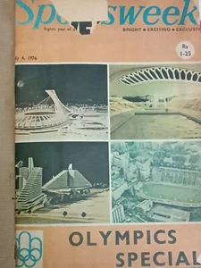 INDIA THE SPORTSWEEK MAGAZINE 1976 CRICKET, HOCKEY, TENNIS LOTTO DI 24 MONTREAL OL - Foto 1 di 24