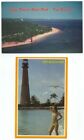Cape Florida State Park Lichthaus Schlüssel Biscayne FL Menge 2 Postkarten