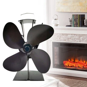 Stove Fan for Wood Burners Multi Fuel Gas Stoves Small 4 Blade - Picture 1 of 10
