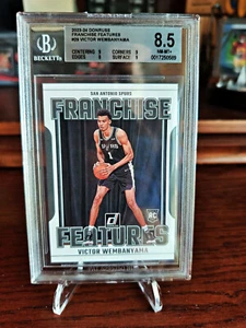 VICTOR WEMBANYAMA 2023-24 DONRUSS FRANCHISE FEATURES #29 (BGS GRADED 8.5) SPURS - Picture 1 of 2