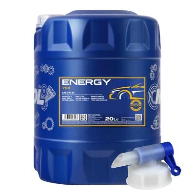 Aceite de motor 20 litros MANNOL Energy 5W-30 API SL/CF Engine Oil incl. grifo de desagüe - Imagen 1 de 4
