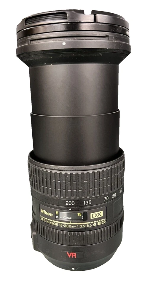 Nikon AF-S DX NIKKOR 18-200mm f/3.5-5.6G ED VR Lens - Image 1 of 4