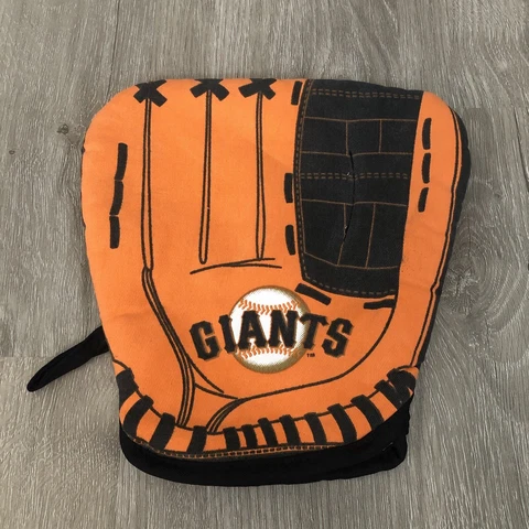 San Francisco Giants MLB Baseball Oven Mitt Glove Orange By Sports Crate Cover