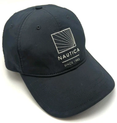 NAUTICA hat dark gray / black adjustable strap-back cap - Image 1 of 4