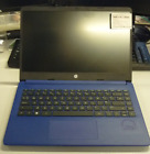 HP Laptop (14s-fq0022na), AMD 3020e, 4GB RAM, 64GB eMMC, Windows 10 pro, Blue