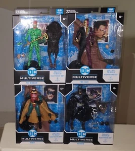 McFarlane DC Batman Forever Robin Riddler Two-Face Nightmare BAF Wave Set Lot - Picture 1 of 2