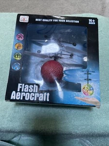Flying Ball LED Magic Flash Aerocraft Red Brand New In Sealed Box - Picture 1 of 6
