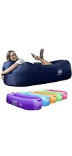 Wekapo Inflatable Lounger Air Sofa Hammock-Purple Portable Dorm College