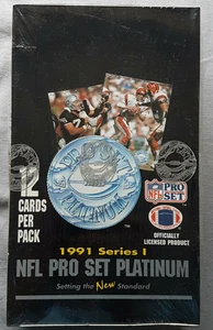 Pro Set Platinum Series 1 Football Wax Box 1991 NFL - Bild 1 von 2