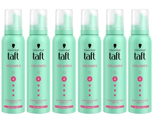 6x Schwarzkopf Taft Schaumfestiger Volumen Haltegrad 4, Vegane* 150ml (6er Pack) - Bild 1 von 1