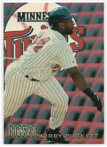 Kirby Puckett 1996 Circa Boss #14  Minnesota Twins  Hall of Fame