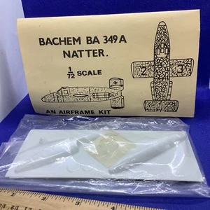 De colección NUEVO DE LOTE ANTIGUO AIRFRAME BACHEM BA349 A modelo natter forma de aspiradora 1:72 - Imagen 1 de 2