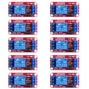 10 STCK. 12 V 1 Kanal Relaismodul High Low Level Trigger Optokoppler für Arduino - Bild 1 von 5