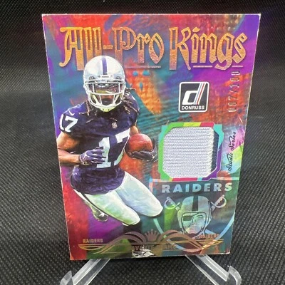 2023 Panini Donruss Davante Adams All-Pro Kings Jersey Patch /100 #APK-3 Raiders - Image 1 of 2