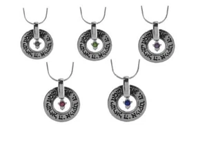 Protecting Eye Spiritual Hamsa SHEMA ISRAEL pray Necklace luck Charm Pendant - Picture 1 of 10