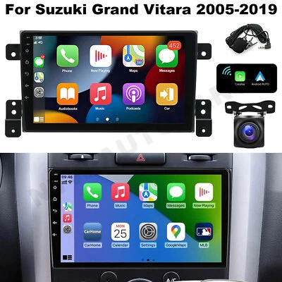 For Suzuki Grand Vitara 05-19 Android 13 9" CarPlay Car Stereo Radio GPS Navi - Image 1 of 4