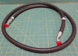 89" Length of Aeroquip 2781-6 Hydraulic Hose 1/4" FNPT x 1/4" FNPT P/N 1504790 - Picture 1 of 9