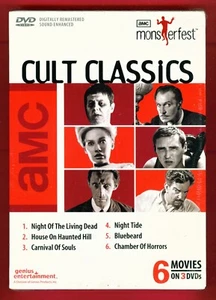 AMC Monsterfest - 6 Cult Classics - Carnival of Souls, Night of Living Dead -NEW - Picture 1 of 2