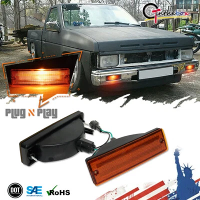 Conjunto de luz de seta dianteira para 1995-1997 Nissan Pickup 1988-1995 Pathfinder - Imagem 1 de 4