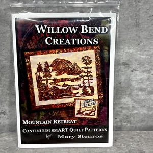 Mountain Retreat Quilt Pattern Plus Bonus Pattern by Willow Bend Creations New - Picture 1 of 5
