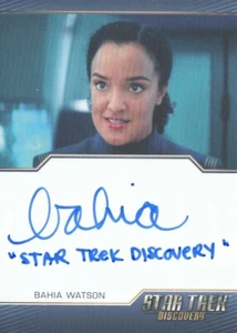 STAR TREK DISCOVERY TEMPORADA 2 - BAHIA WATSON (MAY AHEARN) AUTÓGRAFO DE INSCRIPCIÓN - Imagen 1 de 1