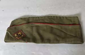 Vintage Pfadfinder Uniform Militär Stil Garnisonsmütze - Bild 1 von 12