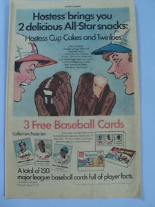 Vintage 1977 Hostess Cup Cake Twinkie Comic Ad Full Page Color 10.25"x 6.5" - Picture 1 of 2